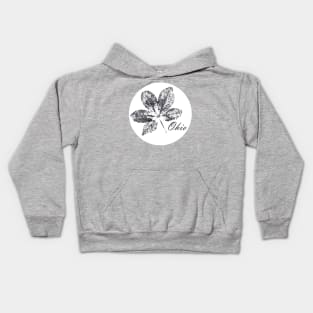 Buckeye Leaf II Kids Hoodie